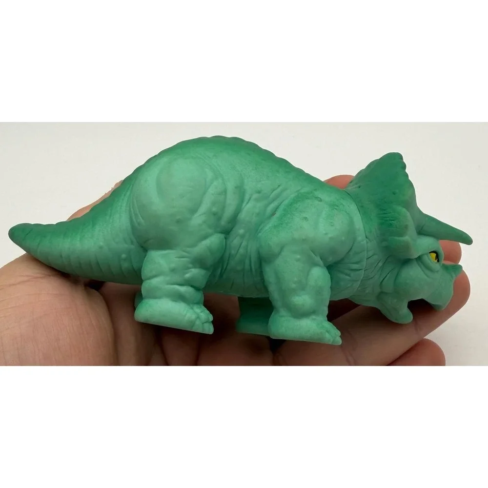 Vintage Toy Lot Glo Worm Cookie Monster Petunia Pig Wonder Woman Triceratops